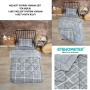 ETE HOMETEX TEK KİŞİLİK LÜX WELSOFT YORGAN SAFİR GRİ 155X215CM 8696474231850